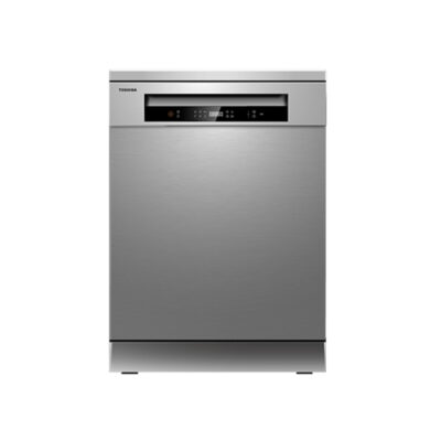 TOSHIBA FREE STANDING DISHWASHER WITH DUAL WASH ZONE (14 PLACE SETTING) | DW-14F1(S)-MY
